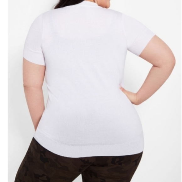 Elbow Sleeve Snap Detail Sweater - Picture 2 of 2